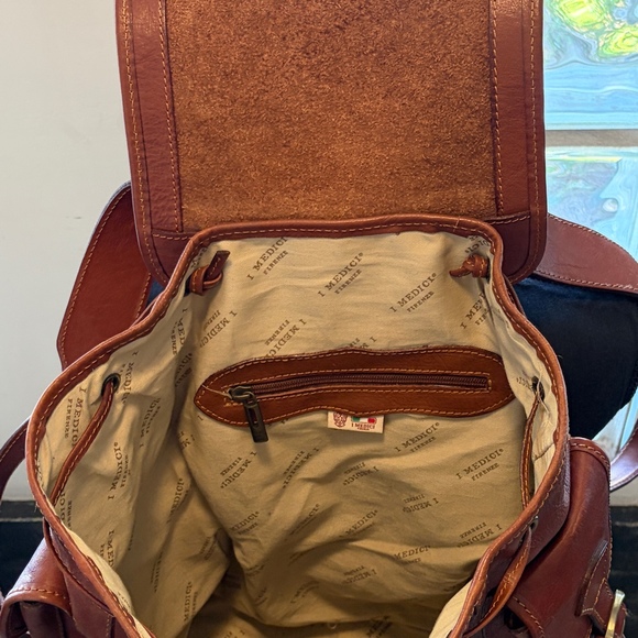 Gorgeous I Medici Firenze Leather Backpack
